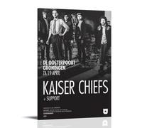 WZLLHA Kaiser Chiefs EmploymentArt - Póster de lienzo vintage para habitación, decoración moderna de dormitorio, estética, para bar, carrito, decoración de pared, estilo marco, 30 x 45 cm