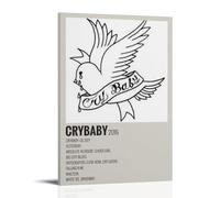 WZLLHA Lil Peep CrybabyArt - Póster de lienzo vintage para habitación, decoración moderna de dormitorio, estética, para bar, carrito, decoración de pared, estilo marco, 40 x 60 cm