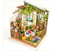 WZM DIY Hut Hecho a Mano Modelo de Montaje Casa Casa Casey Flower Room DIY Hut Gift,Miller’s Sunshine Garden