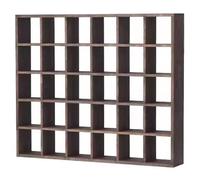 Wzmazingly Expositor De Tazas De Madera, Soporte Para Taza De Té De Madera Maciza, Expositor Rústico Decorativo De Pared, Para Tazas, Artesanías Y Figuras(30 Grid/85.5x71.5cm)