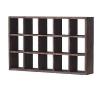 Wzmazingly Expositor De Tazas De Madera, Soporte Para Taza De Té De Madera Maciza, Expositor Rústico Decorativo De Pared, Para Tazas, Artesanías Y Figuras(15 Grid/71.5x43.5cm)