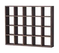 Wzmazingly Expositor De Tazas De Madera, Soporte Para Taza De Té De Madera Maciza, Expositor Rústico Decorativo De Pared, Para Tazas, Artesanías Y Figuras(20 Grid/71.5x57.5cm)