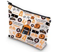 WZMPA Bolsa cosmética Lando Racing Lando Fans Regalos Ok What Damage Do You Have Talent Lando Zipper Pouch Bag Racing Merchandise, 4 Talen, 23 x 17 cm, Ajuste perfecto