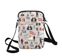 WZMPA Bolsa cruzada de la película del hambre, regalo para fanáticos de Katniss, May The Odds Be Ever In Your Favor, bolsa de correa ajustable Katniss Merch, Cb real o no real, medium
