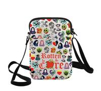 WZMPA Descendants - Bolso cruzado para fanáticos de los Descendientes, regalo Rotten To The Core, bolsa con correa ajustable, Rotten Core Cb, medium