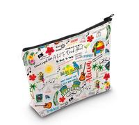 WZMPA Jimmy It's 5 O'clock Somewhere - Bolsa de maquillaje para fanáticos de Jimmy, regalo para álbum de Jimmy, bolsa con cremallera, mucho para beber, Ajuste: