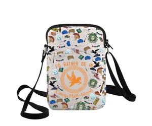 WZMPA Percy Camp Half Blood Bolso cruzado inspirado en Heroes of Olympus Gift I'd Rather Be In Camp Half Blood Bolso de hombro Percy Movie Merch, Camp Half Blood Cb, medium