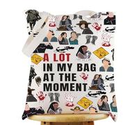 WZMPA Rick Grimes TWD - Bolsa de mano para fanáticos de Rick Grimes, regalo para fanáticos de Negan, Glenn y Dixon, Maggie & Michonne Merch, A Lot Watch Out Tg, medium