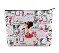 WZMPA Singer Song - Bolsa de maquillaje para cosméticos, diseño inspirado en el álbum de cantante, regalo con texto en inglés "I Told You I was Trouble", con cremallera, I Told You I Was Trouble,