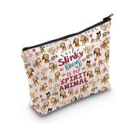 WZMPA Slinky Dog - Bolsa de cosméticos para perros Slinky, regalo para fanáticos de Slinky Dog Is My Spirit, bolsa de viaje para maquillaje de Slinky Dog, Slinky Dog Spirit, Ajuste