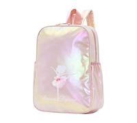 Wzmzjy Mochila para Niñas con Bailarinas, Compartimento Separado para Zapatos, Poliéster, Ideal para Clases de Educación Física, Rosa, universal