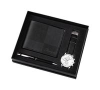 Wzmzjy Set de Regalo para Hombre, Caja de Regalo, Cesta de Regalo, Set de Cartera para Hombre para El, negro