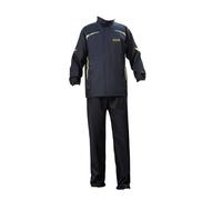 Wzmzjy Traje Impermeable Conjunto Chaqueta Pantalón Chubasquero Material Resistente con PVC y Malla Interior Que Cierre con Solapa y y Puños Elásticos Apto, M, P-oro Mejorado