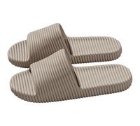 WZNKXFC Sandalias de ducha para hombre y mujer de secado rápido antideslizantes para piscina interiores y exteriores para spa gimnasio y playa. Khaki EU Size 44-45