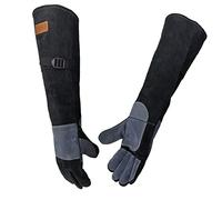 WZQH 54 CM Guantes Manejo Animales Cuero, Se Utiliza Para Atrapar Reptiles, Adiestramiento Perro, Coger Gato, Pájaro, águila, Serpiente,etc. Anti Mordida, Anti - Espinas M