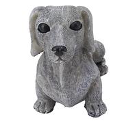 WZSASE Lifelike Dog Garden Statues | DIY Sculpture for Lawn/Patio/Home Decor | Cute Puppy Outdoor Statue, Fade & Crack Tolerant (Perro Tejonero)