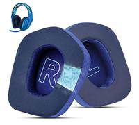 Wzsipod Almohadillas de repuesto con gel refrescante para auriculares Logitech G733 G535 G335 Lightspeed inalámbricos para videojuegos, almohadillas para oídos fabricadas en duradero tejido de seda de