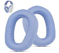 Wzsipod - Almohadillas de tela de malla de repuesto para auriculares inalámbricos Logitech G435 Lightspeed para juegos, telas transpirables y materiales de espuma (azul)