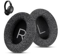 Wzsipod Almohadillas de tela para auriculares inalámbricos Bose QC45/QC/SE/SC - Negro