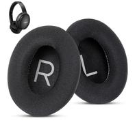Wzsipod Almohadillas de tela para auriculares inalámbricos Bose QC45/QC/SE/SC - Negro