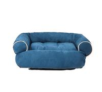 WZTHLF Cama para perro, alfombrilla reutilizable para perro, cama para mascotas con cojín desmontable, suave y hermosa, cesta para perro, sofá desmontable (azul, XL)