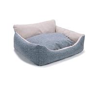 WZTHLF Cama para perro, tapete reutilizable para perro, súper suave, sofá cama para mascotas, cojín cálido para perrera, mejor sueño para perros (gris claro, S)