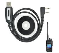 WZWZO Programming Cable para Ba-ofeng, Baof-eng UV-5R, Ba-ofeng UV5R, Walkie Talkie Cable de programación USB de 2 pines, compatible con las series Baof-eng UV-5R/5RA Plus/5RE, BF-888S