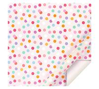 Wzxhew Papel de regalo para el día de San Valentín 2023 Regalo colorido Rainbow Dot Love Wrapping Paper Gift Fiesta de vacaciones Love Heart Paper (C, talla única)