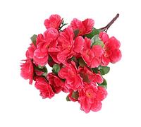 Wzxhew # Simulación Azaleas Flor Decoración Cama de Flores Horticultural Proyecto Insertado Planta Flor de Seda Centro Comercial Bienes Raíces Paisajismo (Rosa, Talla única)