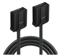 Wzxksoac 1.5M Compatible con Tipo e Macho A Macho con Cable de Extensión de Bloqueo para Cable de Transmisión de Audio y Video HDTV para Automóvil
