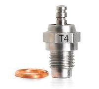 Wzxksoac 1 Bujía Incandescente T4 de Repuesto para Motores de Nitro de Control Remoto para /// Redcat 1/8 1/10 para Coches y Camiones