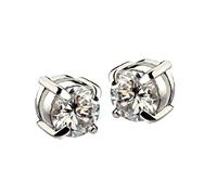Wzxksoac 1 par Pendientes de diamantes de imitacion de iman Pendientes de hombre