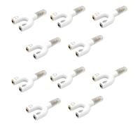 Wzxksoac 10 Adaptadores Divisores de Audio para Auriculares de 3,5 mm, Tipo U, para Micrófono y Audio, 2 en 1, Conector Giratorio, Color