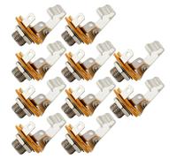 Wzxksoac 10 Conectores Jack Mono de 6,35 mm y 1/4 Pulgada para Guitarra Eléctrica, Bajo y Salida de