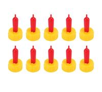 Wzxksoac 10 Piezas Chupete de Silicona Tetina para Bebida de Leche para Alimentar Cordero, Oveja, Potro, Ternero, FáCil de Roscar en la Botella de Coque