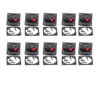 Wzxksoac 10 Placas de Conexión para Terminales de Altavoz, Ideales para Mejorar Sistemas de Audio y Proyectos de Bricolaje.