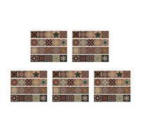 Wzxksoac 100 Piezas 3D Multi Marroquí Autoadhesivo BañO Cocina Pared Etiqueta Engomada de Azulejo de Escalera