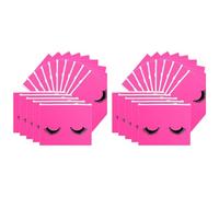 Wzxksoac 100 Piezas de Bolsas para el Cuidado Posterior de las PestañAs, Bolsas de Maquillaje de PláStico, de Maquillaje, Viaje Cosmético con Cremallera M