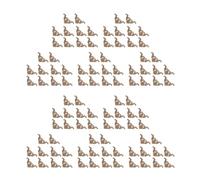 Wzxksoac 100 Piezas de CalcomaníA de Talla de Madera Molduras Talladas en Madera Aplique de Esquina DecoracióN de la Puerta del Hogar Talla de Madera para Ventanas de Gabinetes de Puertas