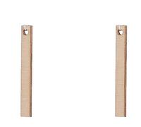 Wzxksoac 100 Piezas Pendientes de Madera, FabricacióN de Joyas, Pendientes Sin Pulir, Pendientes de NiñAs en, Pendientes Colgantes, Ideas de Regalos de Bricolaje
