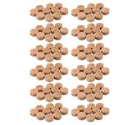 Wzxksoac 100 Unids Llave del Agua Llave del Agua Válvula de Escupir Almohadilla de Corcho para Los Accesorios de Reparación de Trombón de Trompeta Diámetro 9mm Espesor 4mm