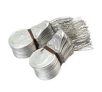 Wzxksoac 100X Silver Tone Wire Loop DIY Needle Threader Insertion Hand Machine Coser Tool Quilting Craft