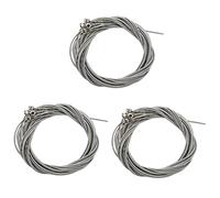 Wzxksoac 12 Piezas Cuerdas para Bajo de Acero Inoxidable Accesorios Piezas de Guitarra Bajo Cuerda de Guitarra Calibre Plateado Accesorios de Música para Guitarra Bajo