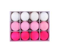 Wzxksoac 12 Piezas de Bolas Colgantes de Navidad para Fiestas Navideñas, Bolas de Navidad, Bolas Redondas de Peluche para Hacer Tú Mismo, Caja de Regalo, Adornos para Árbol de Navidad B