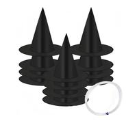 Wzxksoac 12 Sombreros de Grandes para Halloween, Sombreros de Colgantes Flotantes, Accesorios de Decoración para Disfraces de Halloween.