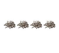 Wzxksoac 120Pcs Pickguard Screw for/Guitarra ElÉctrica Bajo Plateado