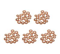 Wzxksoac 125pzs Almohadillas de Saxofon Tenor de Profesional Reemplazo de Almohadillas de Naranja Piezas y Accesorios de Instrumentos Musicales de Viento de Madera