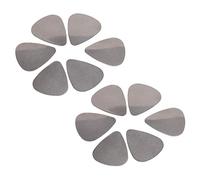 Wzxksoac 12X Selecciones de Acero Inoxidable para Guitarra - Plateado