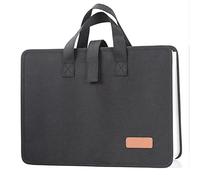 Wzxksoac 13 Bolsillos Expansor Carpeta de Archivos Organizador de Documentos con Asa TamañO A4 Capacidad Organizador de Archivos en AcordeóN Negro