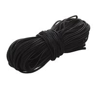 Wzxksoac 18m Cordon de Cuerda de Suede 2 mm Negro Decoracion para DIY
